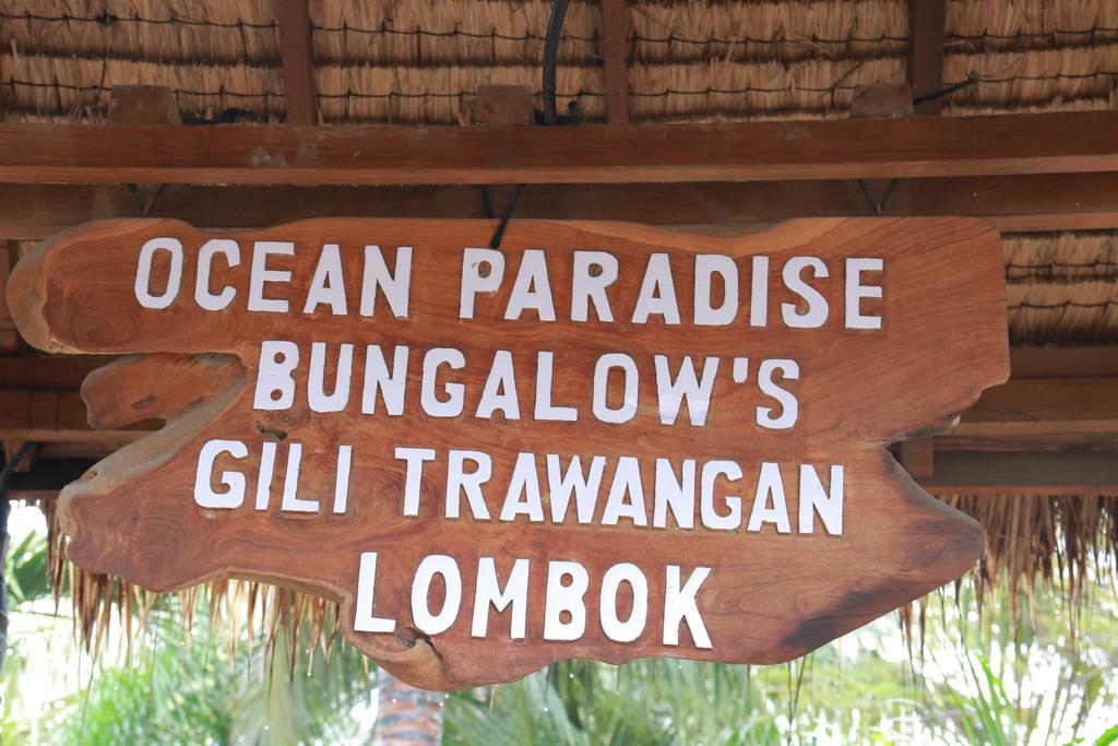 Oceane Paradise Bungalow Gili Trawangan Esterno foto